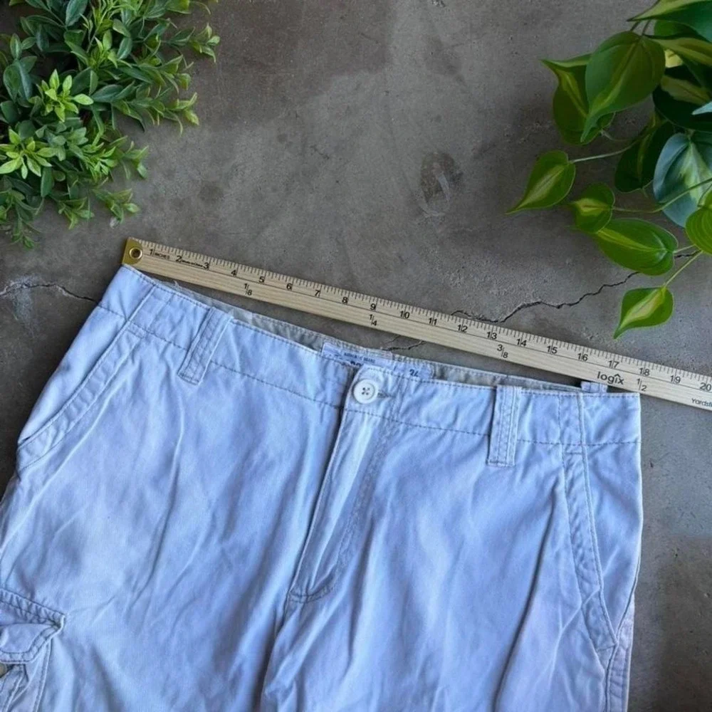 Aeropostale white baggy cargo shorts y2k vintage size 36x11